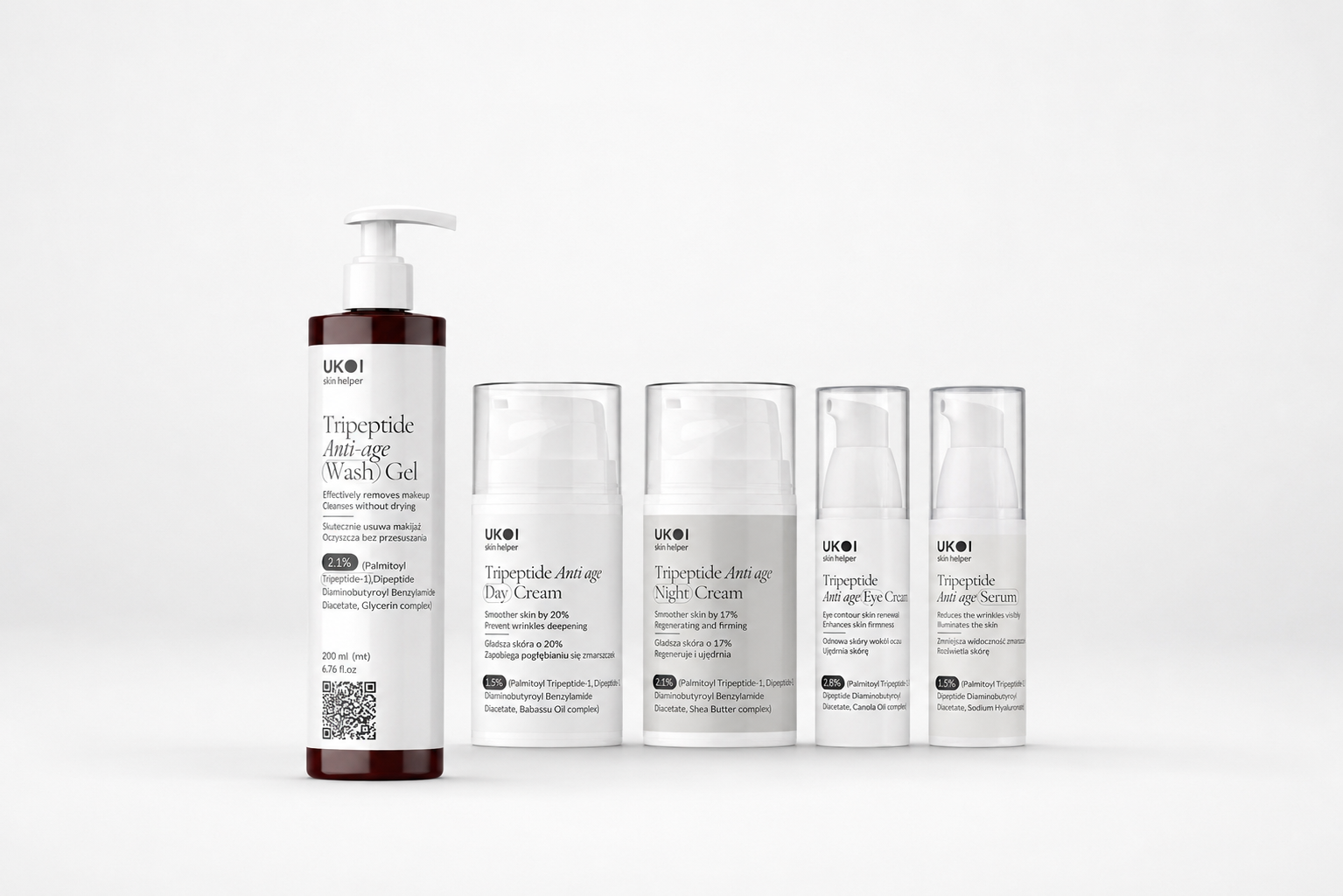 UKOI Tripeptide Anti-Age Complete Collection Set (5 products)