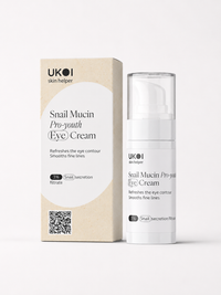 UKOI Snail Mucin Pro-youth Eye Cream with packaging