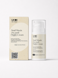 UKOI Snail Mucin Pro-youth Night Cream with packaging