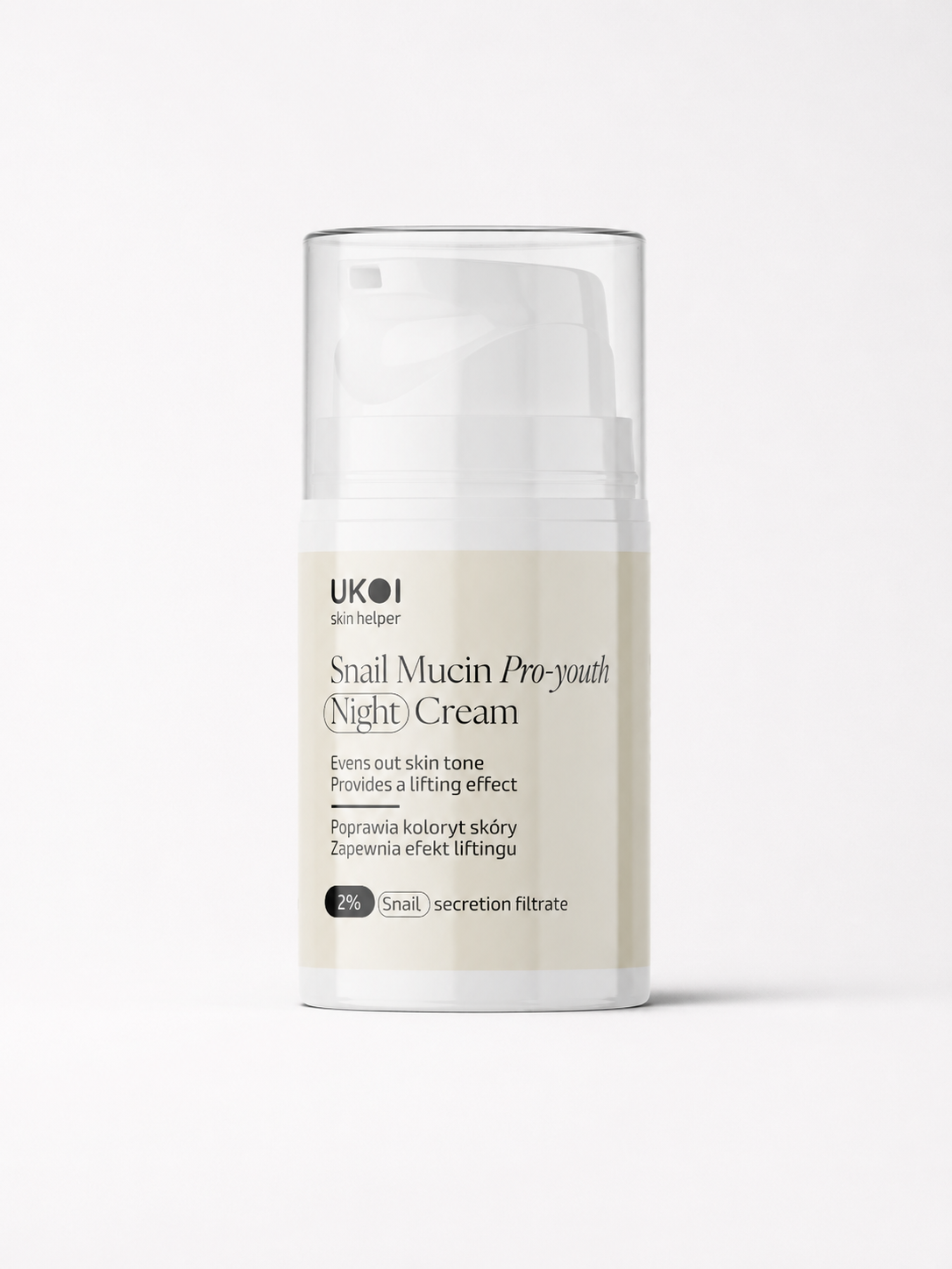 UKOI Snail Mucin Pro-youth Night Cream